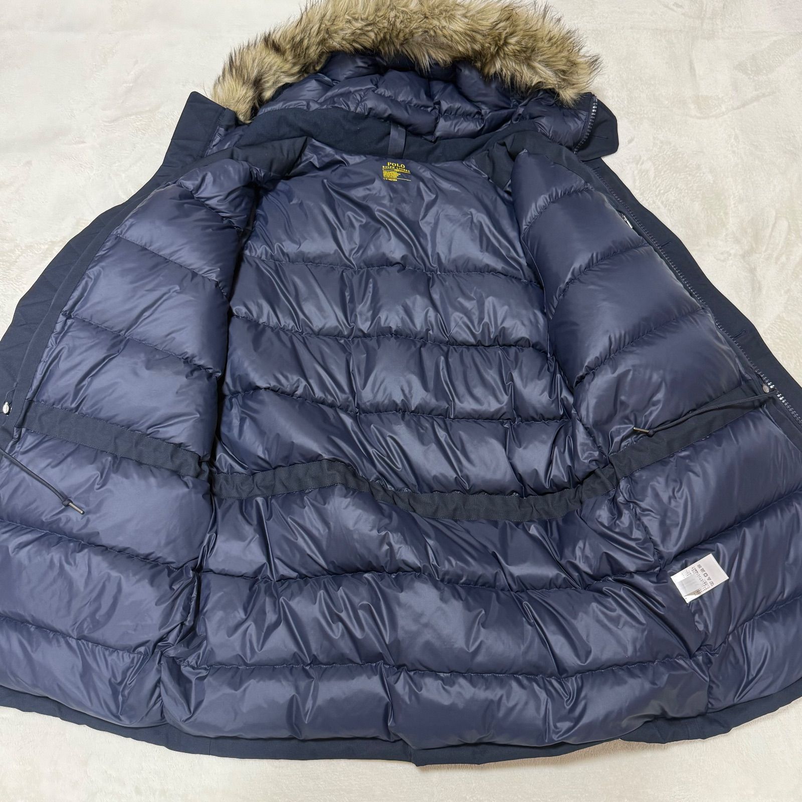 ポロラルフローレン ダウンコート モッズコート - メルカリ