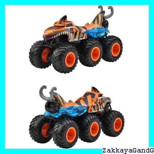 ☆★☆ ホットウィール Hot Wheels モンスタートラック シャーク vs. ダイノコレクションセット 乗り物おもちゃ ミニカー 6台入り 3歳から マルチ JGD68 103