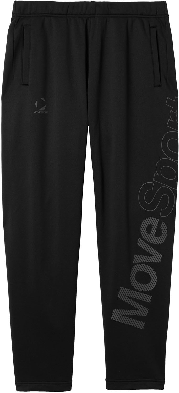 ムーブスポーツ ビックロゴ 裏起毛スウェット ロングパンツ GY00 グレー