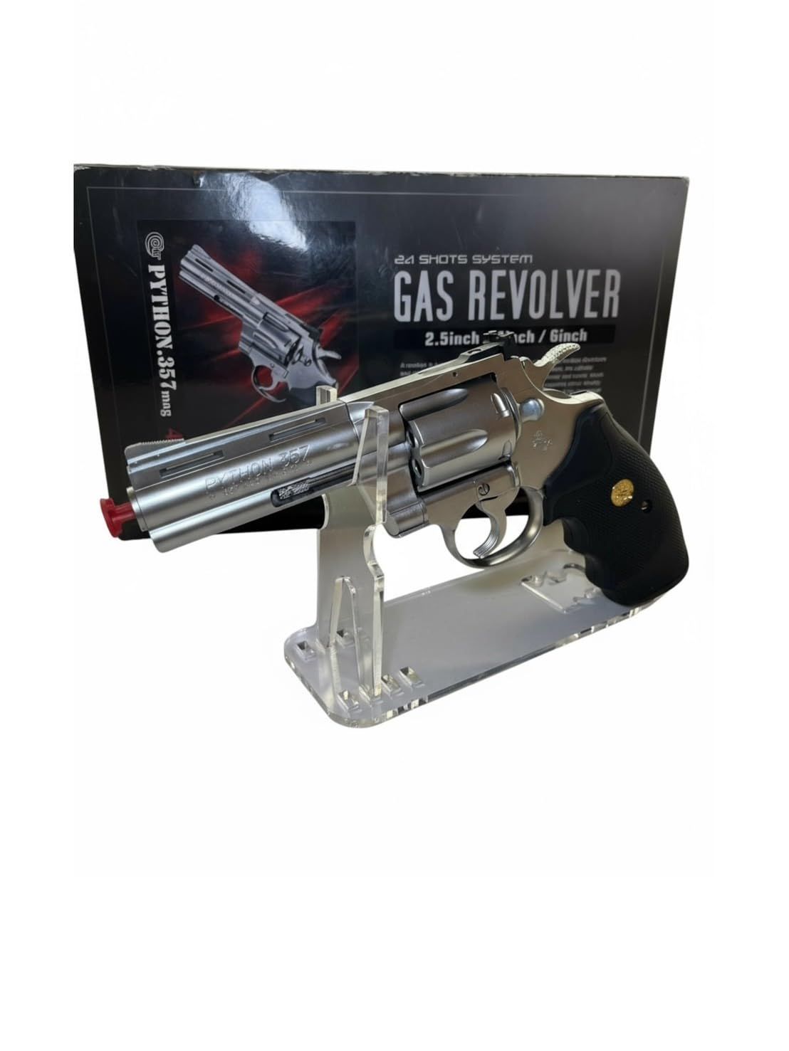 東京マルイ コルトパイソン 357マグナム ステンレスモデル 4inch 18歳以上ガスリボルバー 1595
