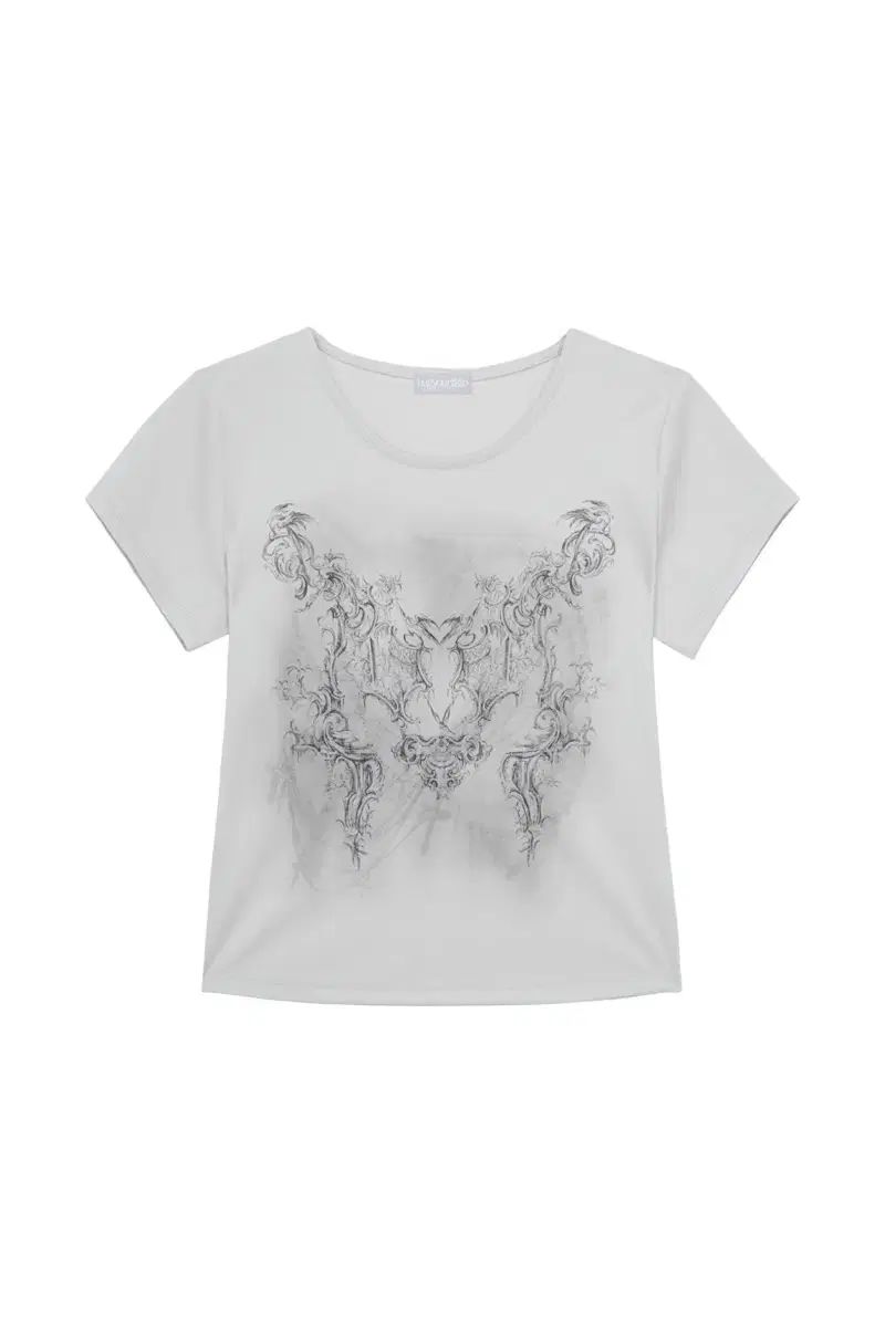 ハグユアースキン rococo T shirts HS ver gray