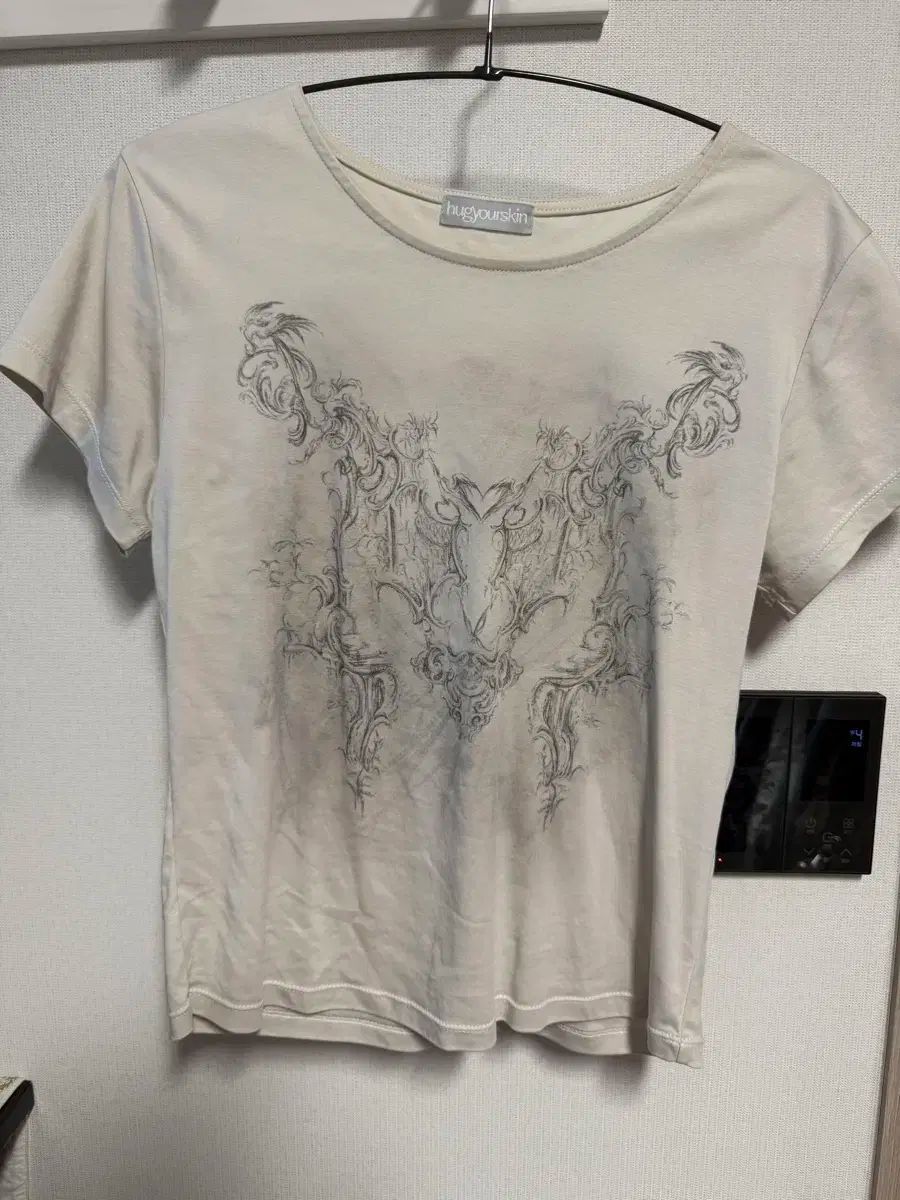 ハグユアースキン rococo T shirts HS ver gray