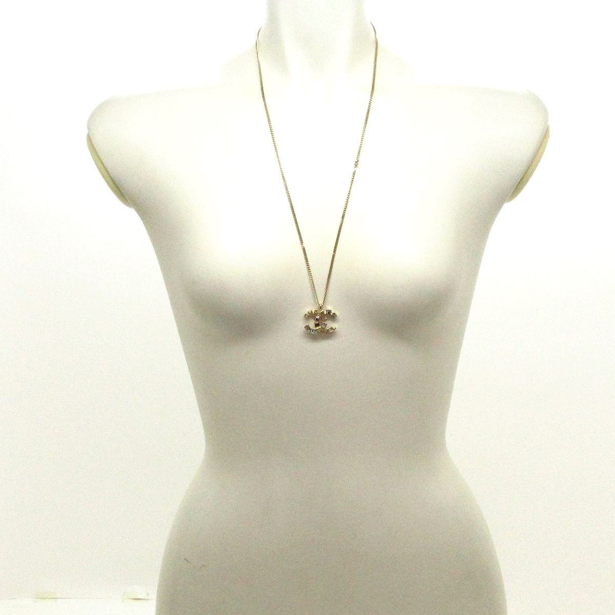 CHANEL シャネル ネックレス ココマーク ABC 817 ゴールド×シルバー