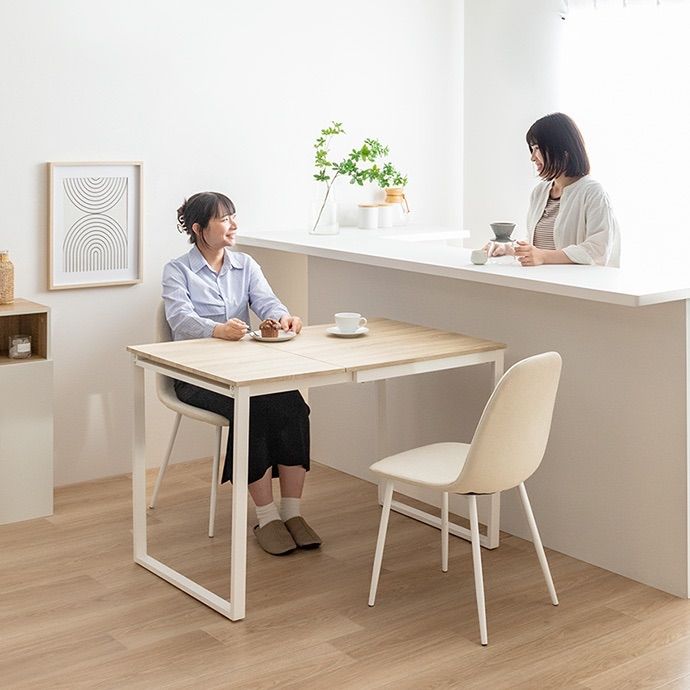 伸縮式ダイニングテーブル