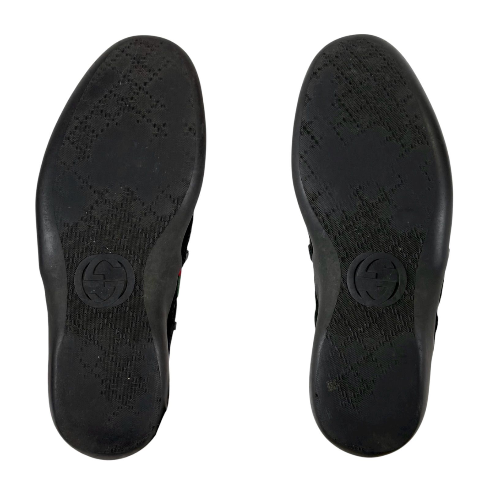 グッチ GUCCI シェリーライン ローカットスニーカー ブラック 黒