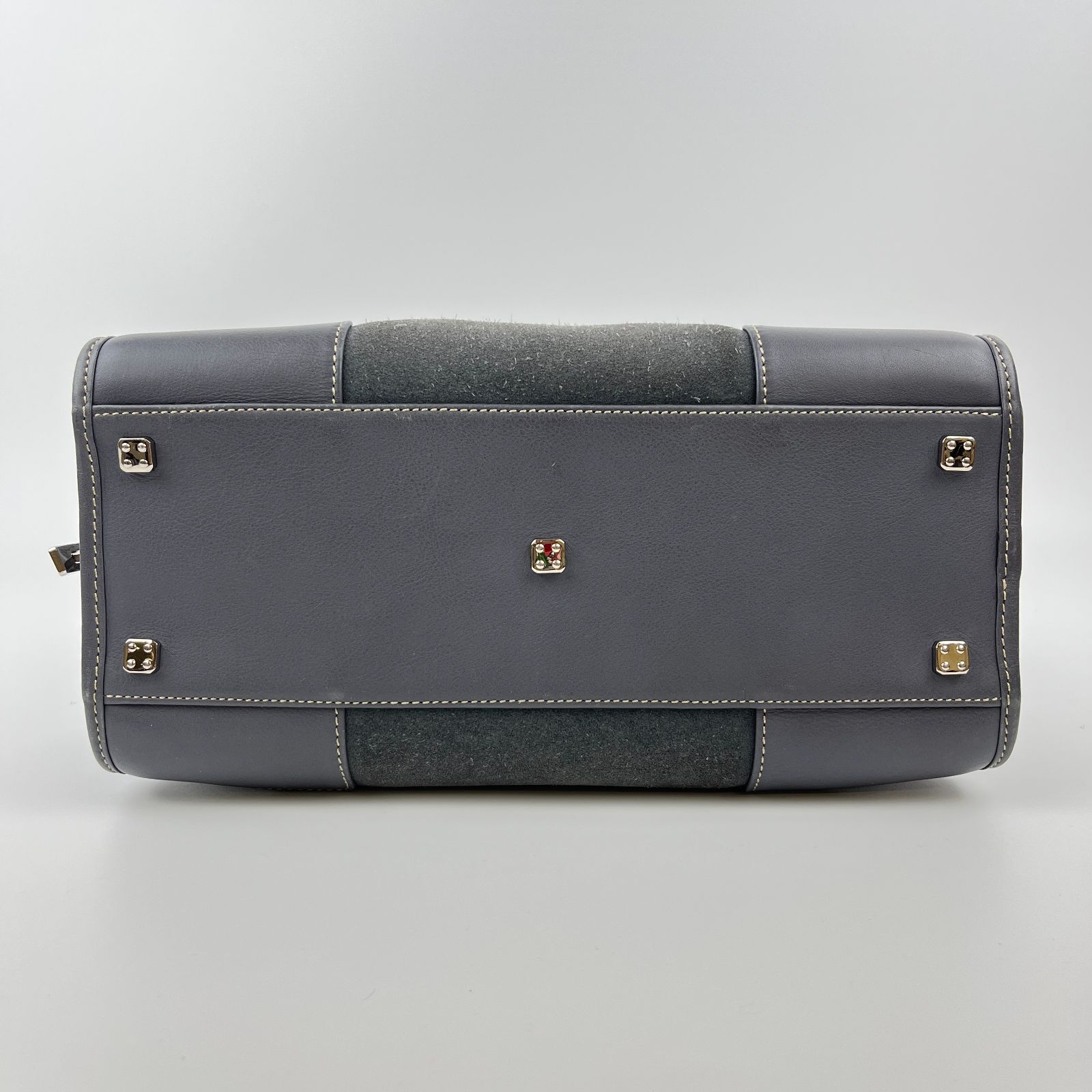 中古】LOEWE ロエベ アナグラム アマソナ28 ハンドバッグ スエード