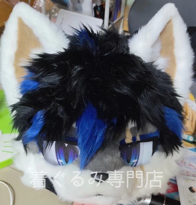 着ぐるみヘッド 全頭ヘッド 猫 ケモノ ファースーツ ぬいぐるみ コスプレ コスチューム kigurumi 一点物