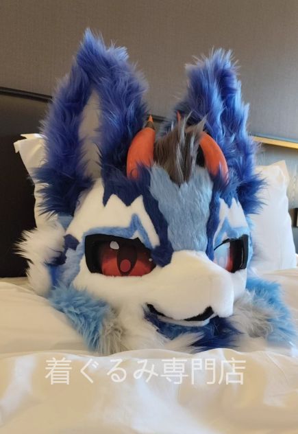 ドラゴン 着ぐるみヘッド 全頭ヘッド ケモノ ファースーツ ぬいぐるみ コスプレ コスチューム kigurumi 一点物