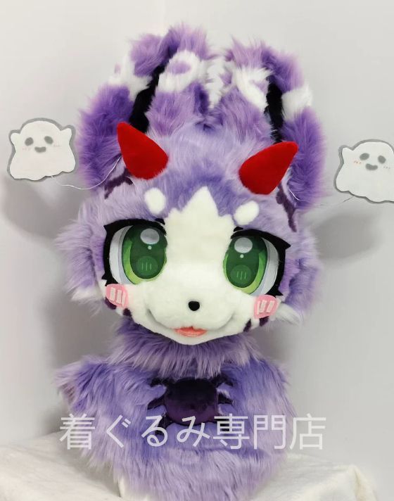 兎 着ぐるみヘッド 全頭ヘッド ケモノ ファースーツ ぬいぐるみ コスプレ コスチューム kigurumi