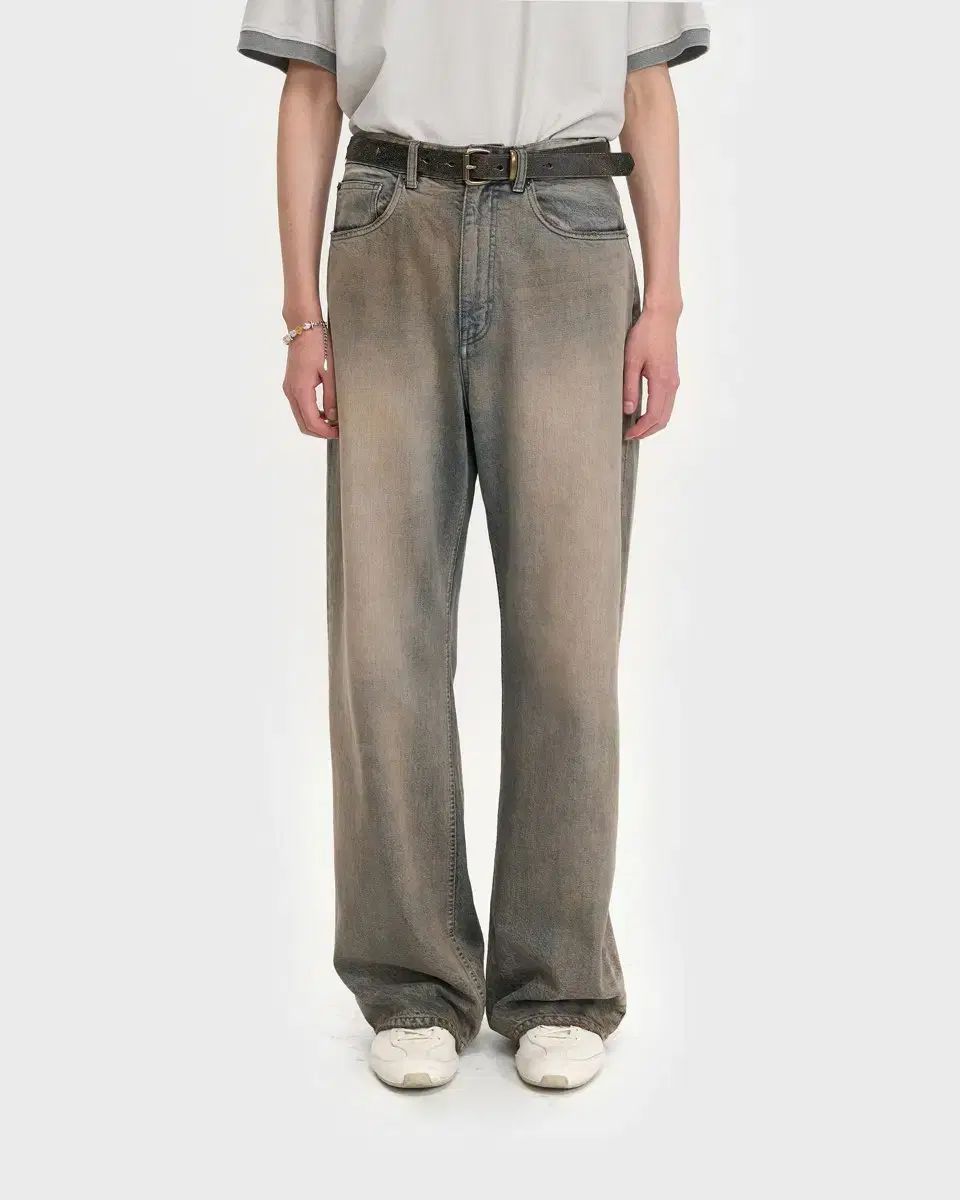 ベルリエ トゥルー ワイド デニム パンツ サハラ インディゴ