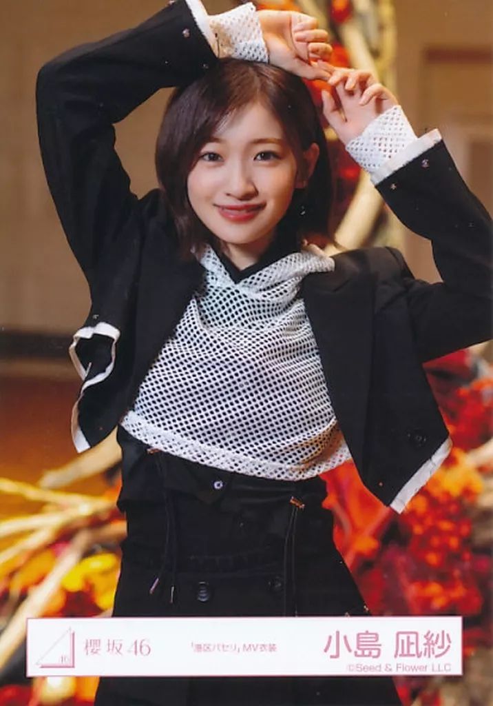 中古】生写真(乃木坂46) 櫻坂46/小島凪紗/上半身・黒衣装/櫻坂46