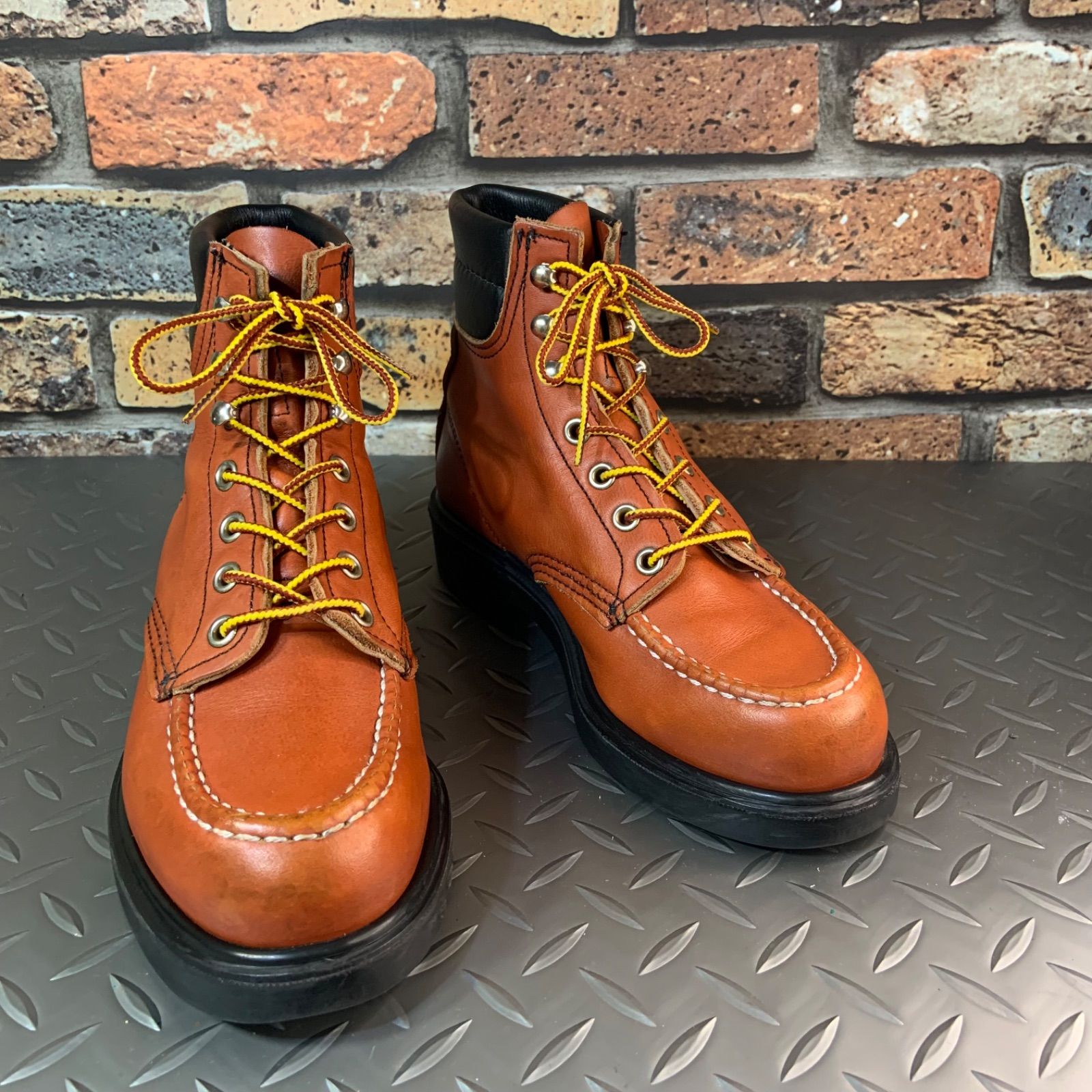 REDWING 8804 モックトゥワークブーツ 2012年製 スーパーソール US 4.5 D JP 22.5㎝ レッドウイング アメリカ製 25 K 1-8804