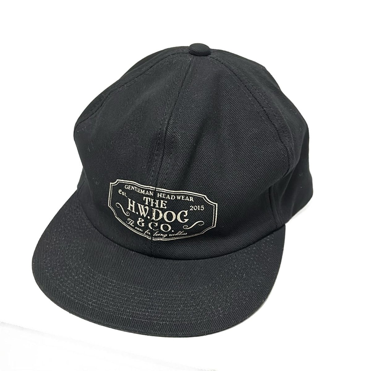 THE H.W.DOG-CO. ザ エイチダブリュウ ドッグアンドコー キャップ 38 - 黒 トラッカーキャップ コットン