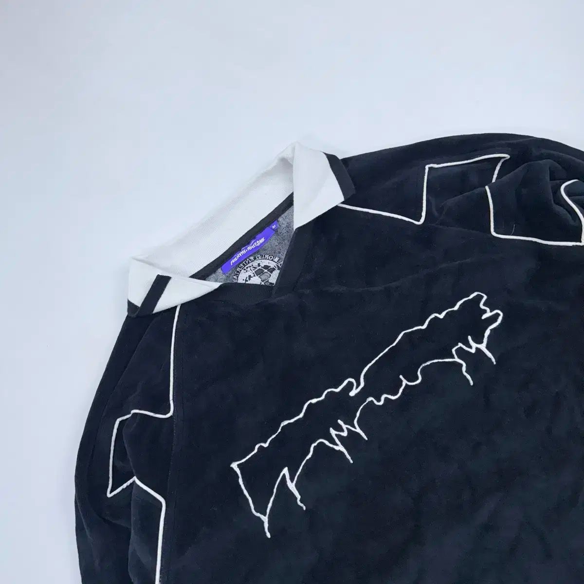 常識的な ファーキングアサム ベロア サッカージャージ スウェット