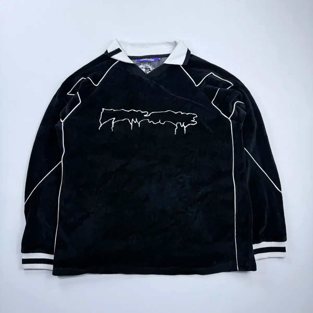 ファーキングアサム ベロア サッカージャージ スウェット