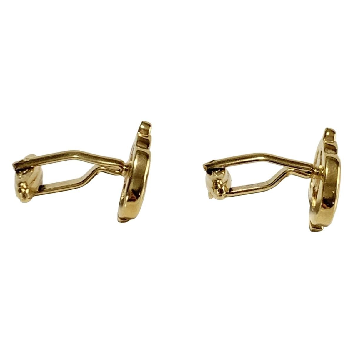 DIOR ChristianDior ディオール クリスチャンディオール カフス - ゴールド CDモチーフ