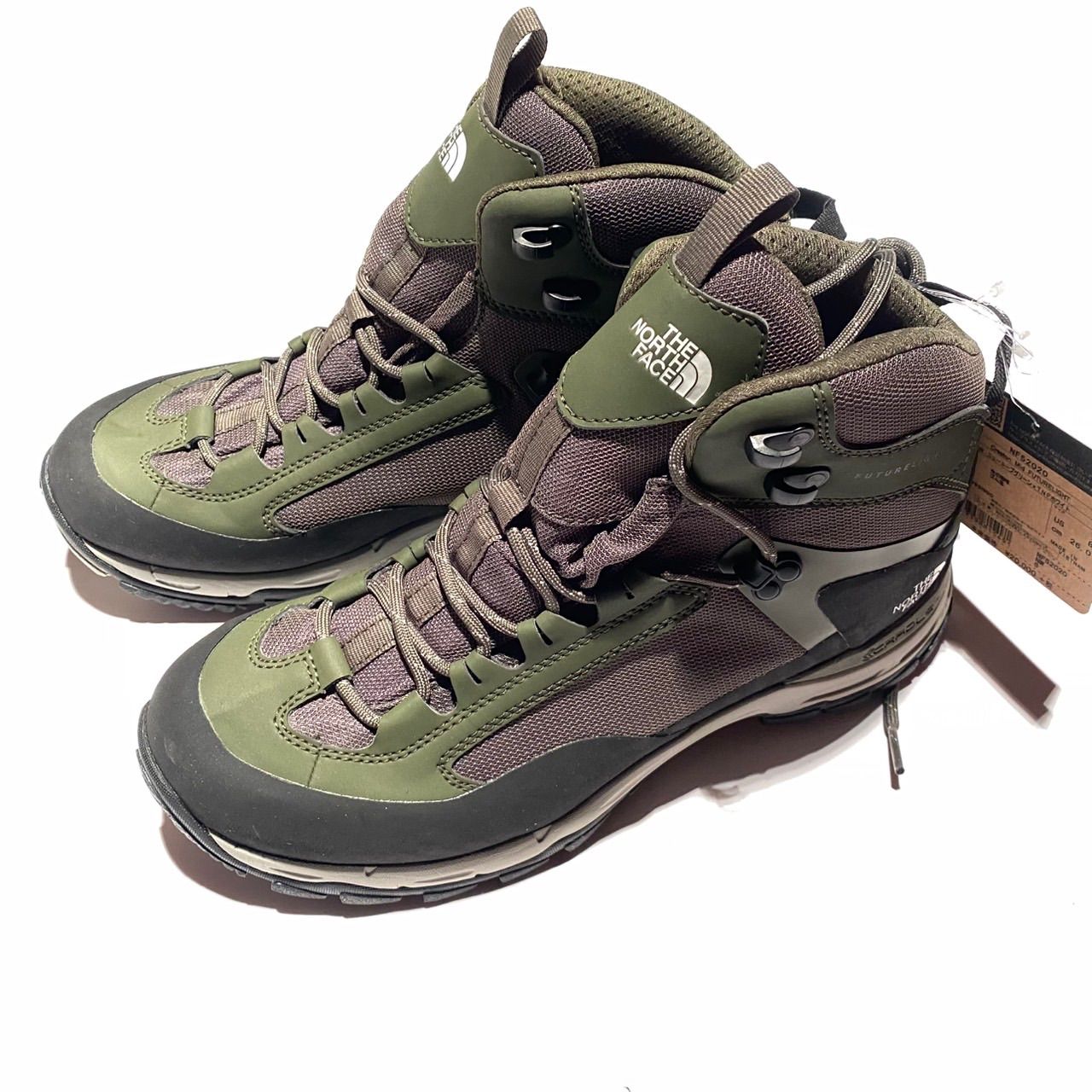 THE NORTH FACE ノースフェイス Creston Mid ニュートープグリーン×TNFホワイト NF 52020 26 cm