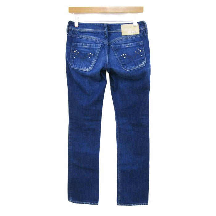 ディーゼル デニムパンツ ジーンズ ジーパン コットン ブランド ボトムス レディース W25 L32サイズ ブルー DIESEL