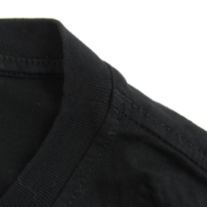 ディーゼル 半袖Tシャツ プリントT コットン ブランド トップス 黒 メンズ Lサイズ ブラック DIESEL