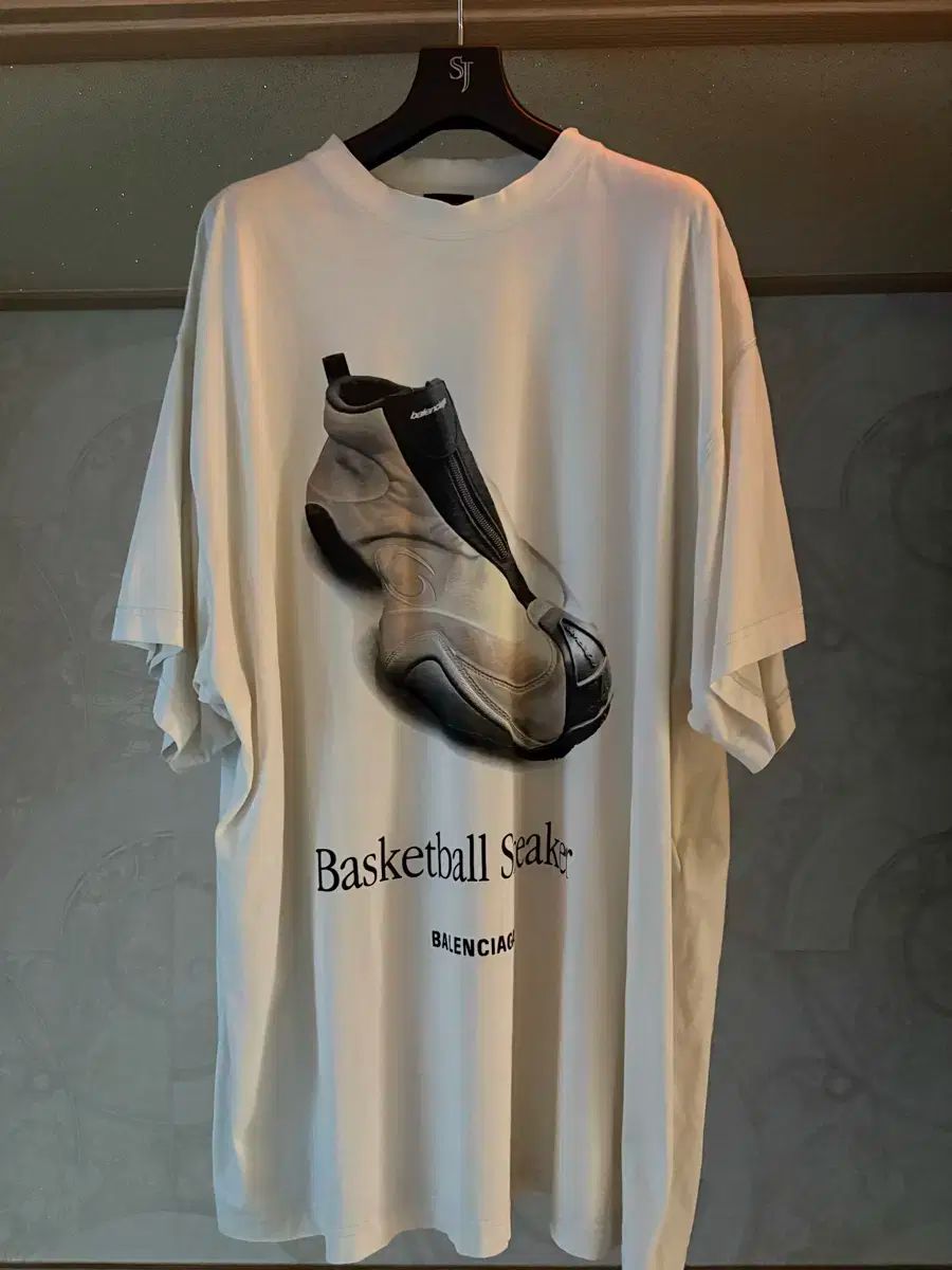 メンズ エクスカーベーター スニーカー オーバーサイズ Tシャツ ダーティー 白