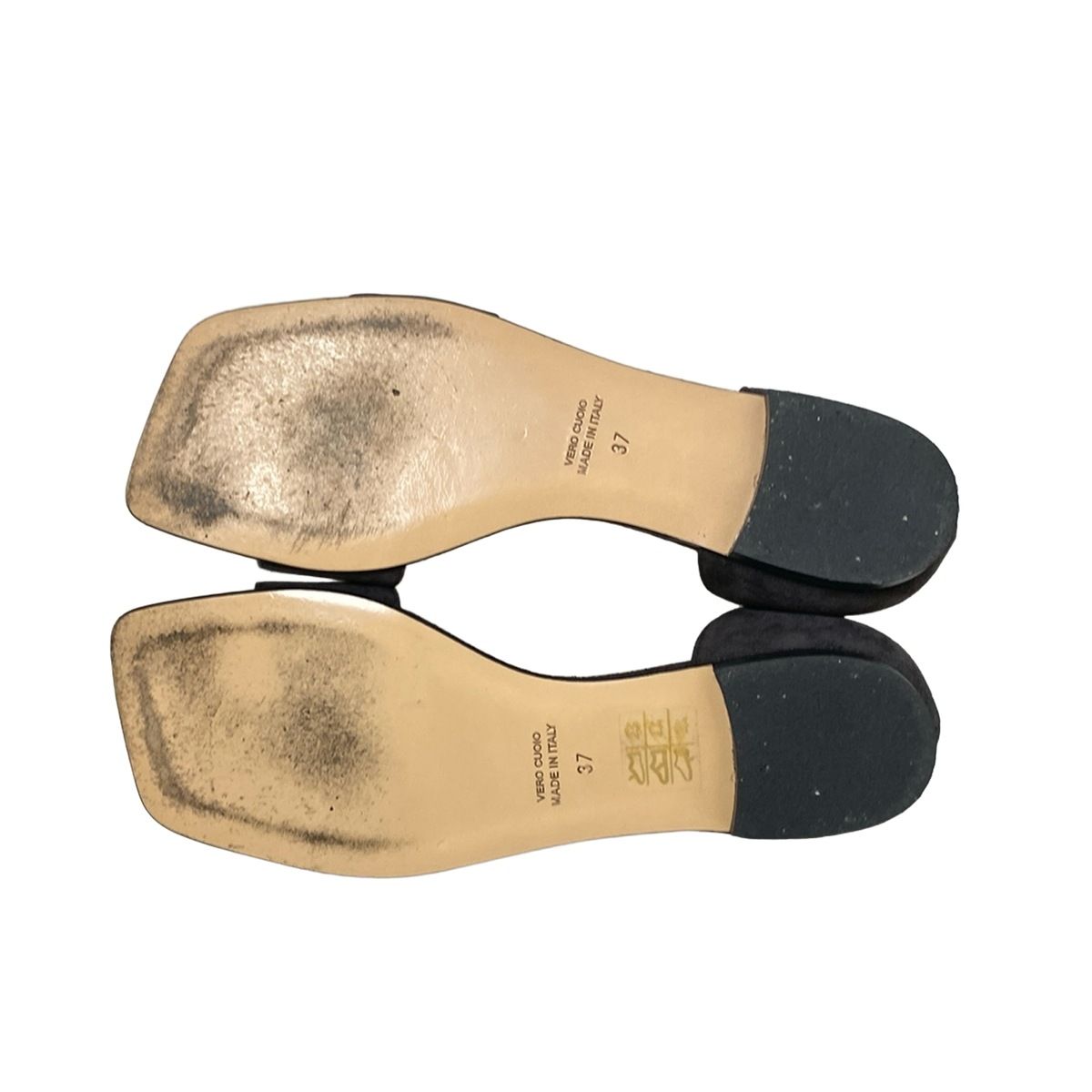 NEBULONI E 本革 フラットシューズ 37 NEBULONI E.(ネブローニ) フラットシューズ 37 レディース