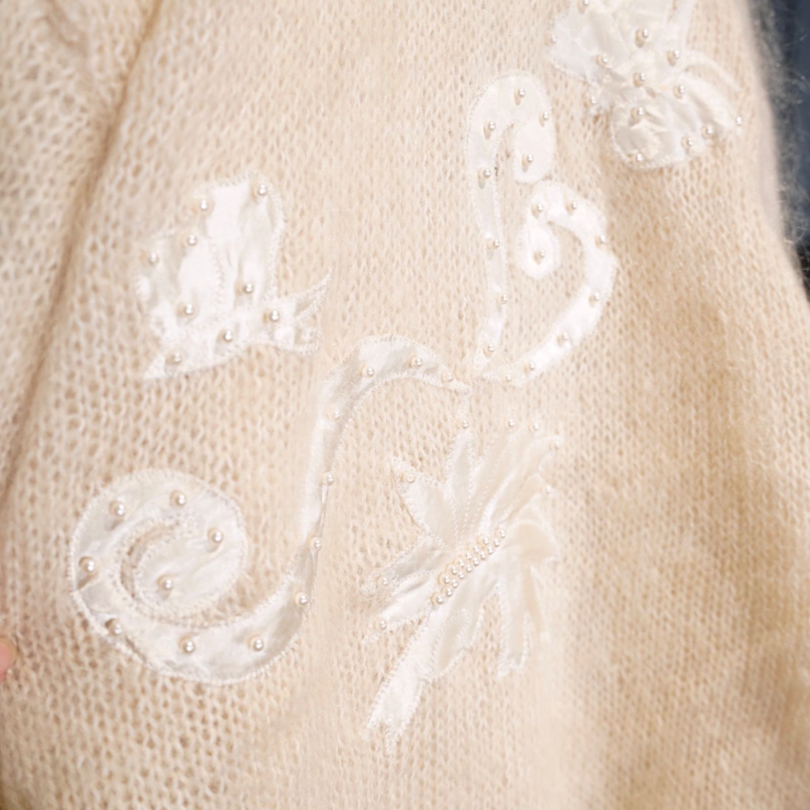 【送料無料】 EU VINTAGE NAGPAL MOHAIR LIKE DESIGN MIX KNIT VEST ヨーロッパ古着モヘア風デザインミックスニットベスト 新品続々入荷中！