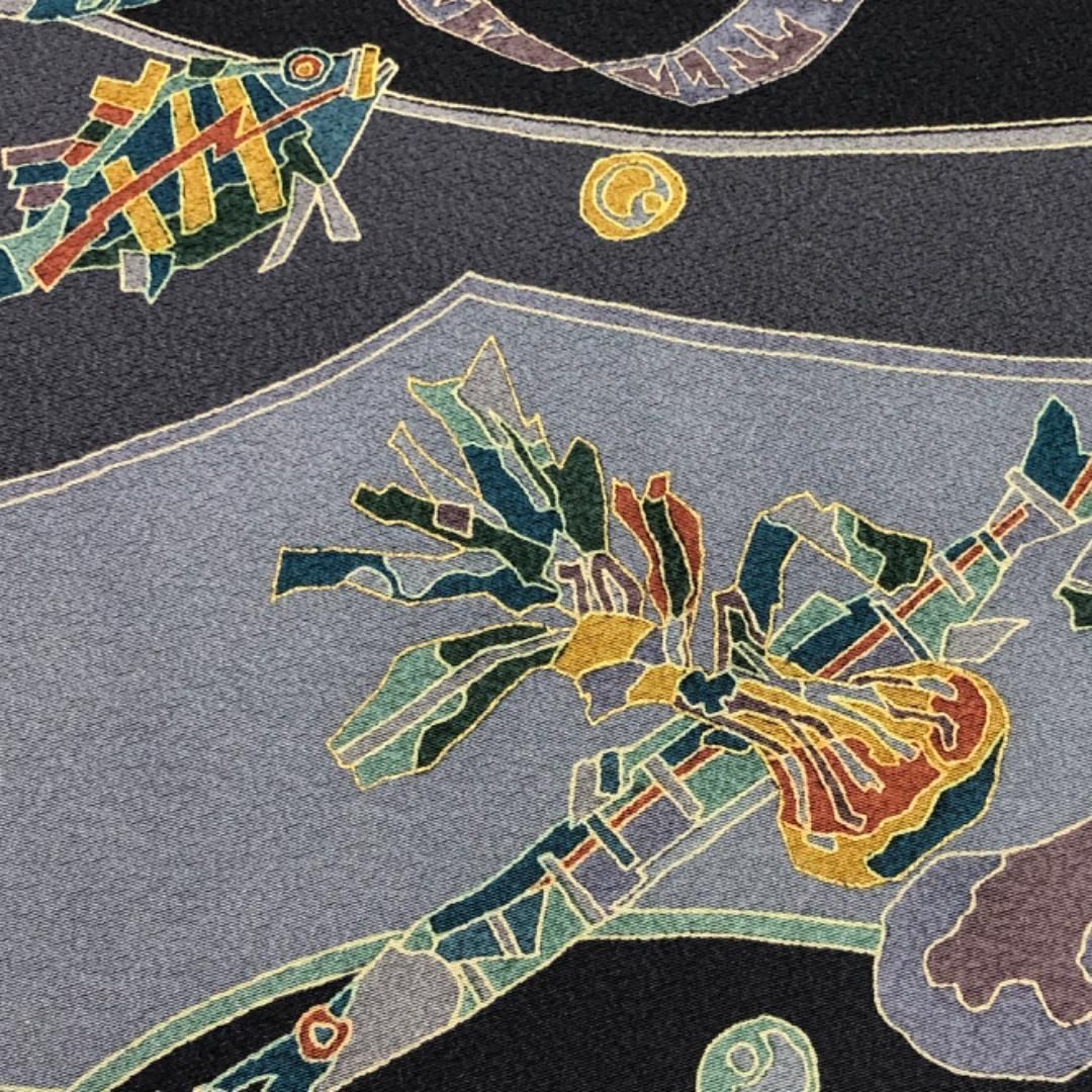 名古屋帯 抽象柄