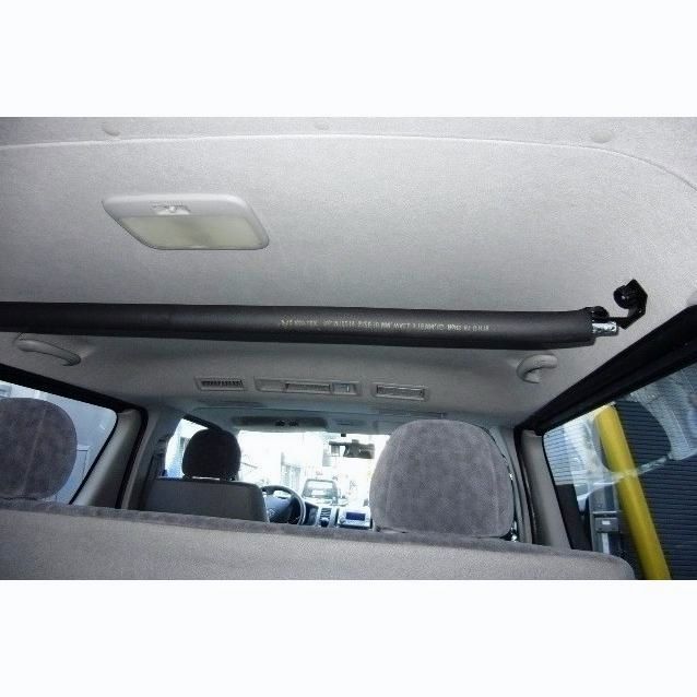 送料無料 ガタツキ音改良版 200系ハイエースSGL|GL 車内キャリア2本セット ターンボルトタイプ 中積み サーフボード スノーボード アウトドア レジャー 旅行