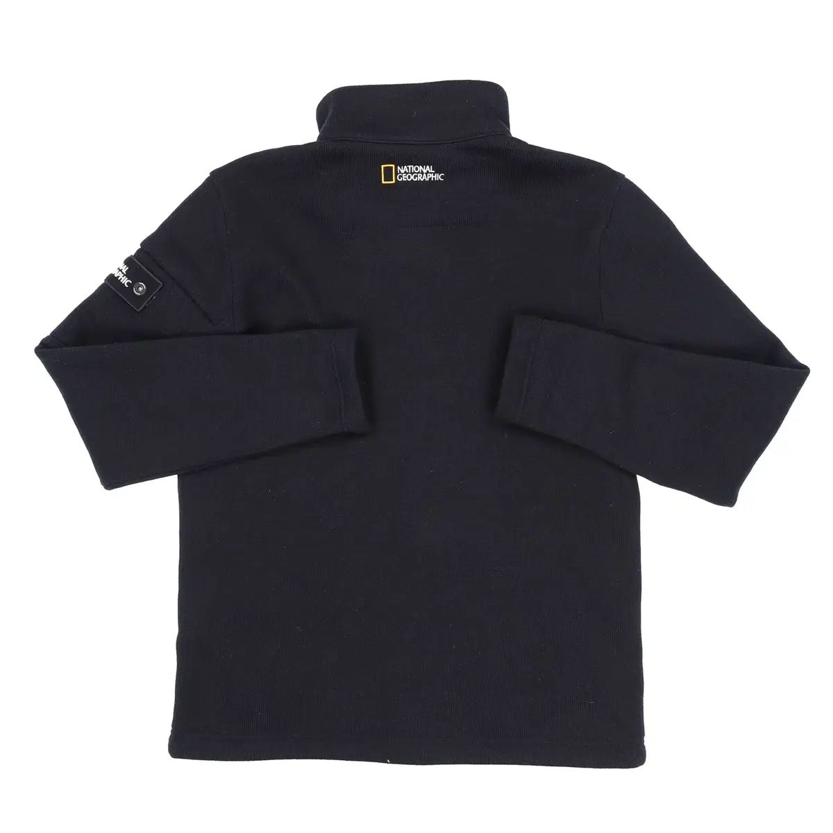 95 ナショナルジオグラフィック モンタナ ワッペン ニット フルジップアップ フリース ジャケット N6912