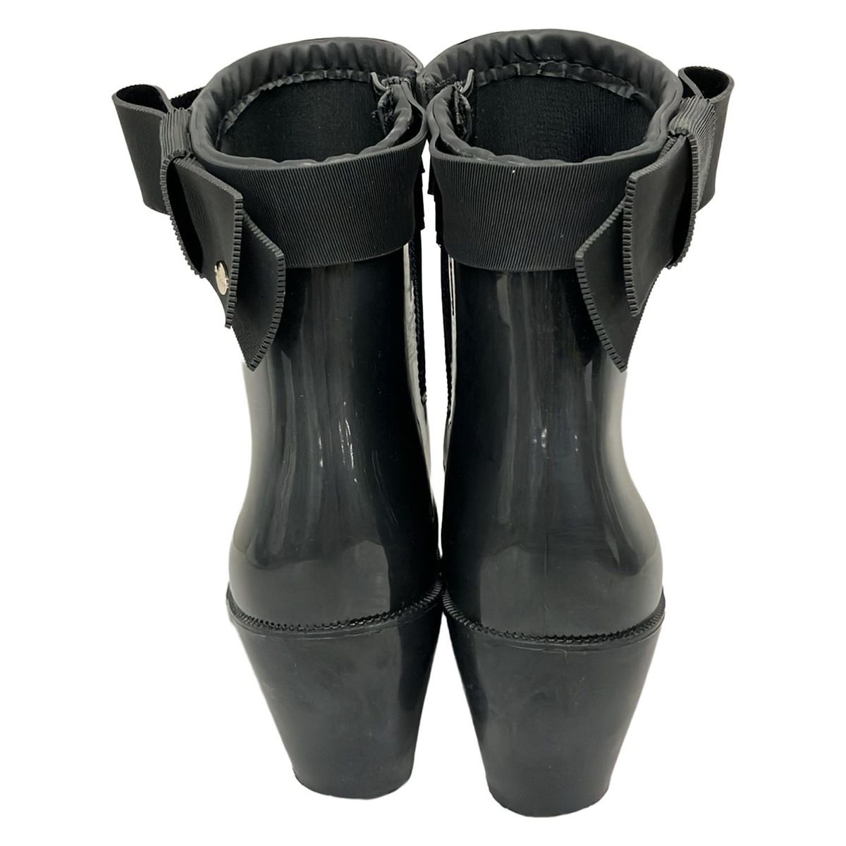 TOCCA(トッカ) レインブーツ L レディース - ダークグレー リボン