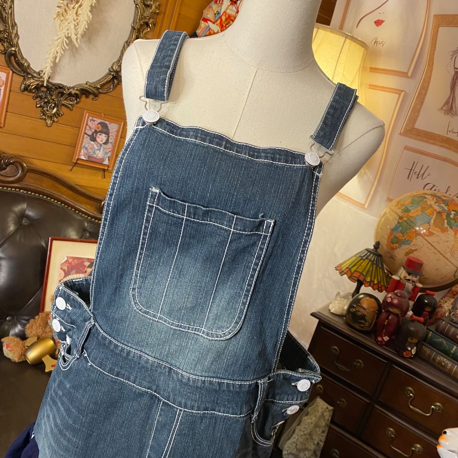 magoo リメイク ビンテージ デニム オーバーオール サロペット 古着