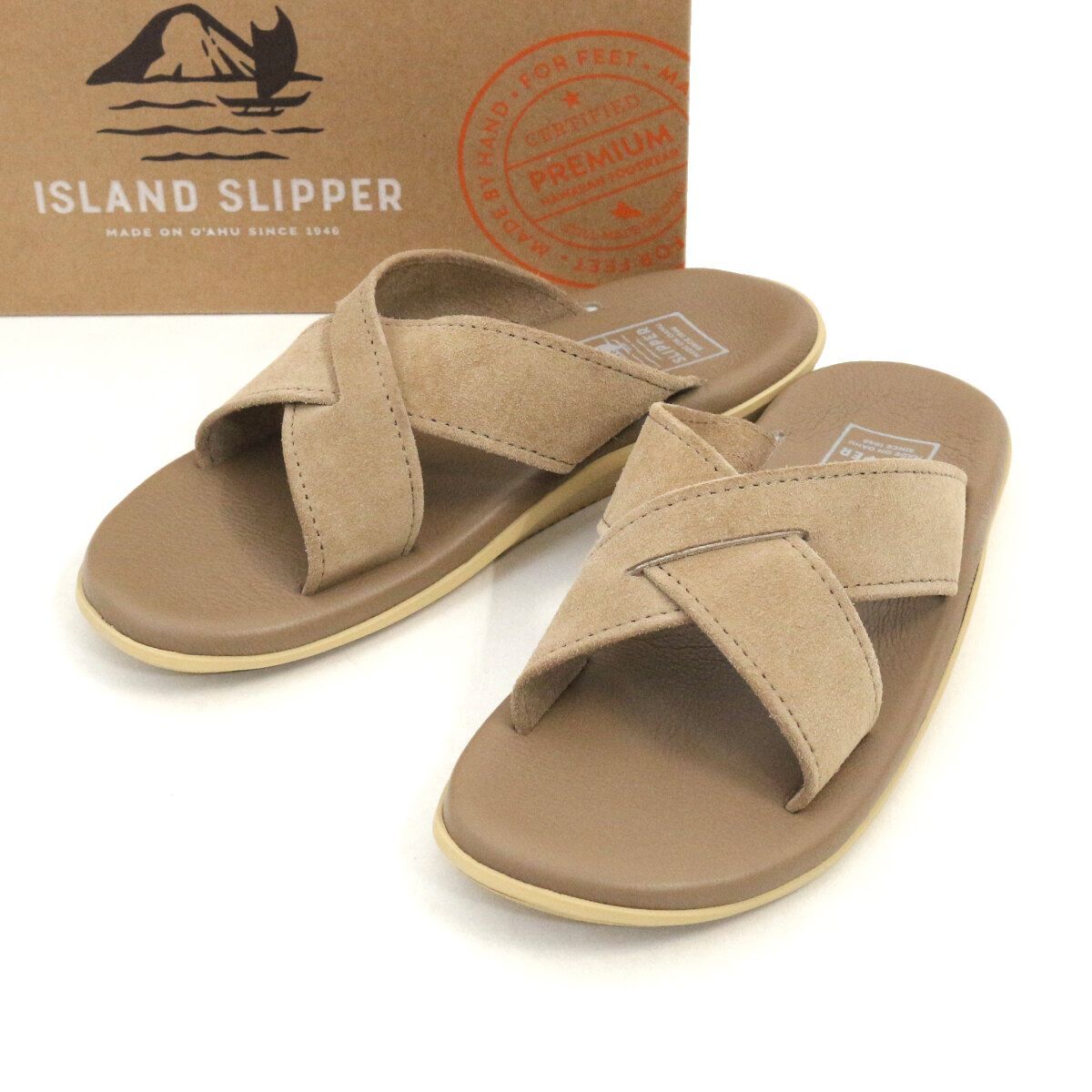 ISLAND SLIPPER アイランドスリッパ 23SS BEAUTY-YOUTH別注 CROSS TNGSNDL TP サンダル 9 14314998664
