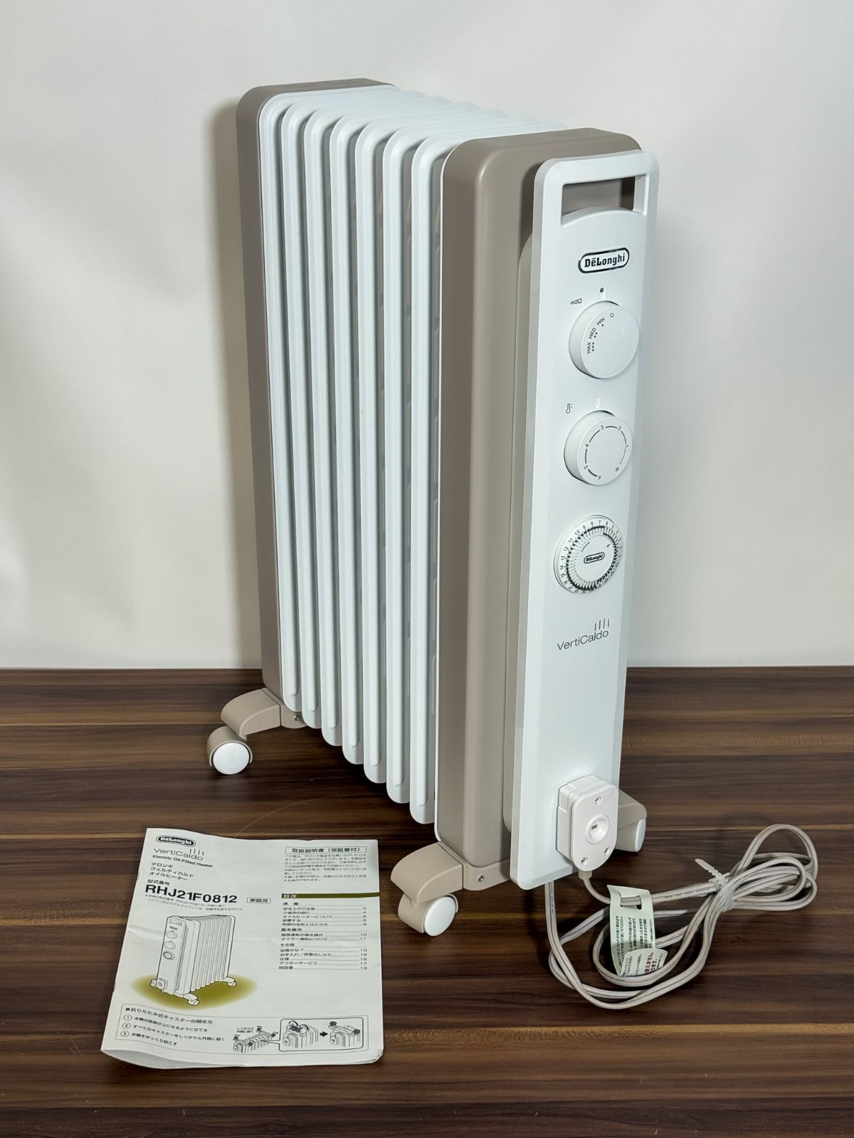 DeLonghi デロンギ オイルヒーター ヴェルティカルド 動作品