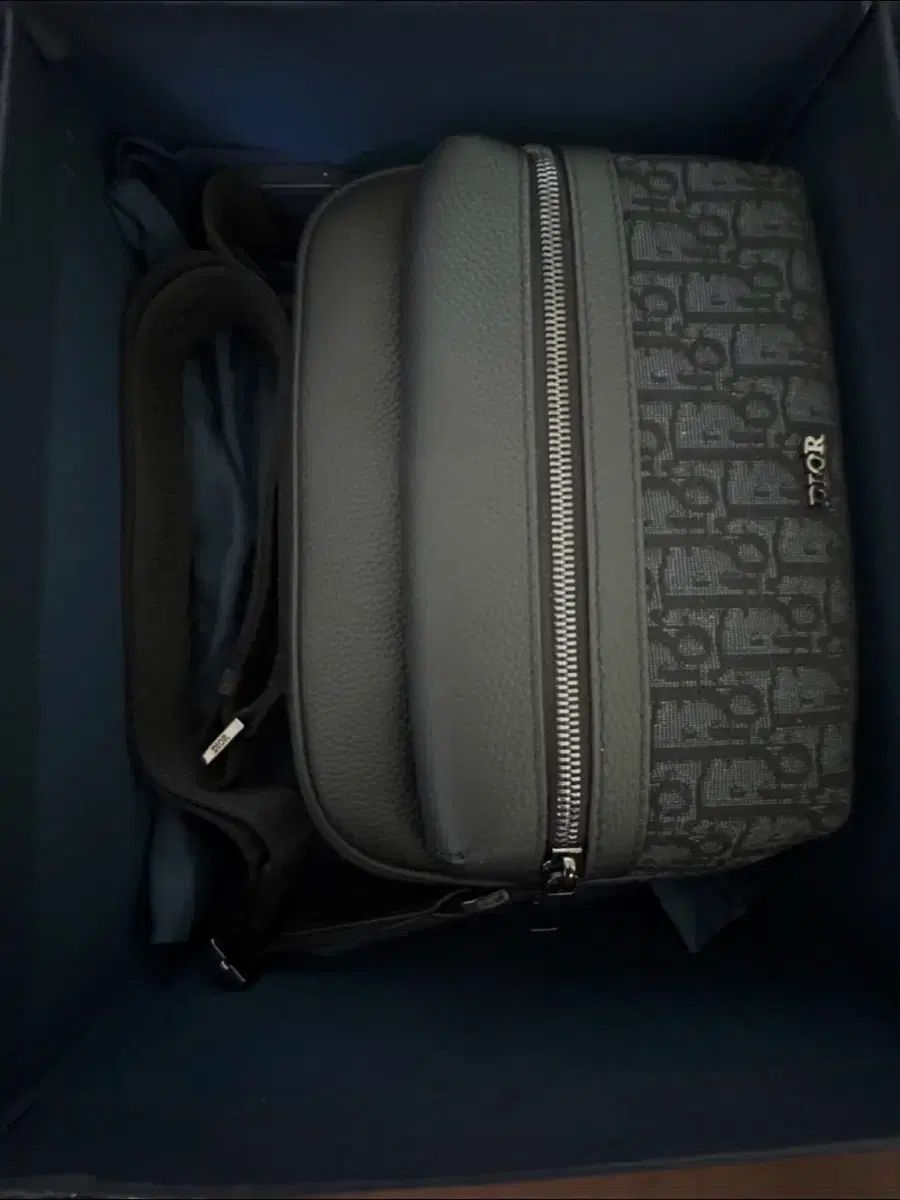 正規品 ディオール オブリーク ライダー ブランド メッセンジャーバッグ クロスバック ブラック