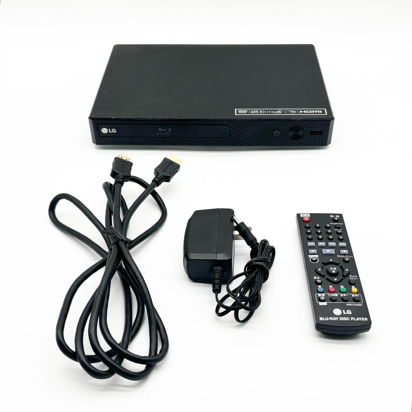 LG ブルーレイプレーヤー フルHDアップコンバート HDMIケーブル付属 BP250 ○1617
