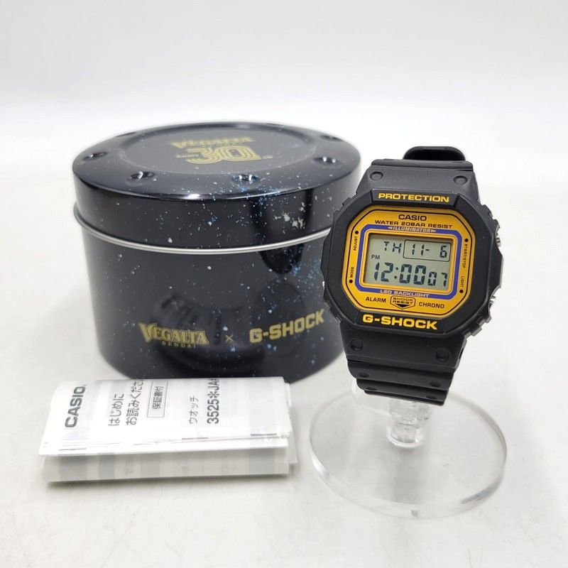 品 G-SHOCK ジーショック × ベガルタ仙台 DW-5600UE 30周年記念モデル デジタル 腕時計 196-251106-as-12-izu