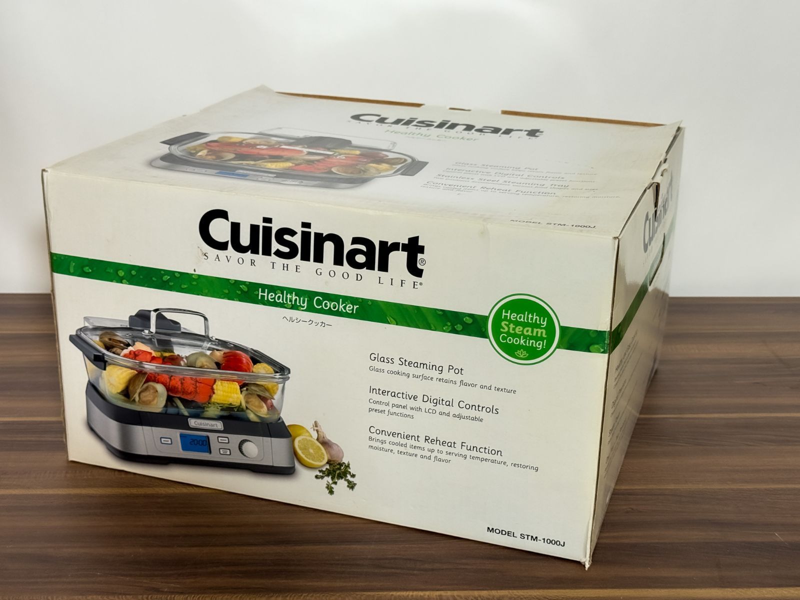 クイジナート ヘルシークッカー STM-1000J スチームクッカー ♥品 箱 説明書付