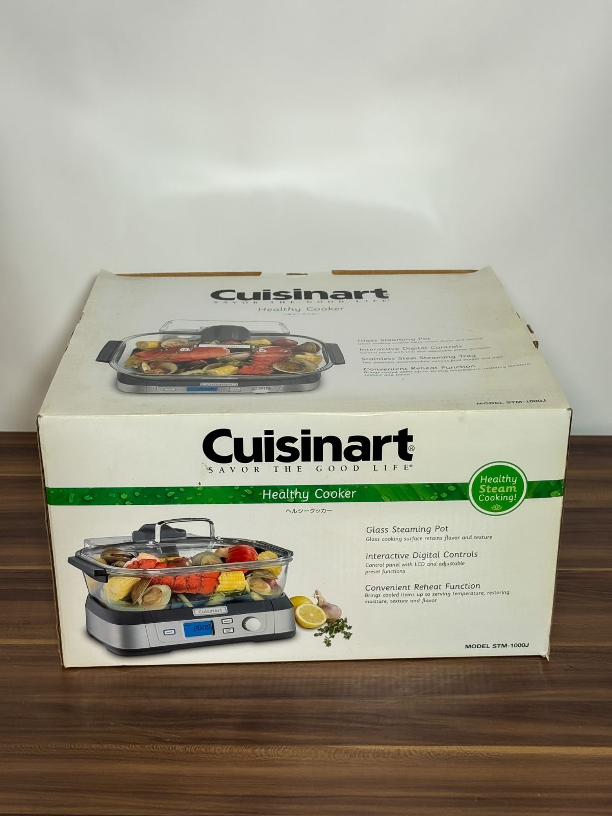 クイジナート ヘルシークッカー STM-1000J スチームクッカー ♥品 箱 説明書付