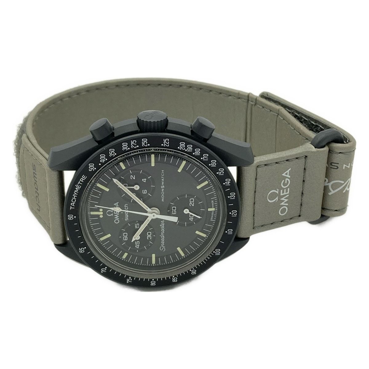 OMEGA オメガ 腕時計 BIOCERAMIC MOONSWATCH MISSION TO MERCURY SO33A100 ボーイズ クロノグラフ|SWATCHコラボ 黒