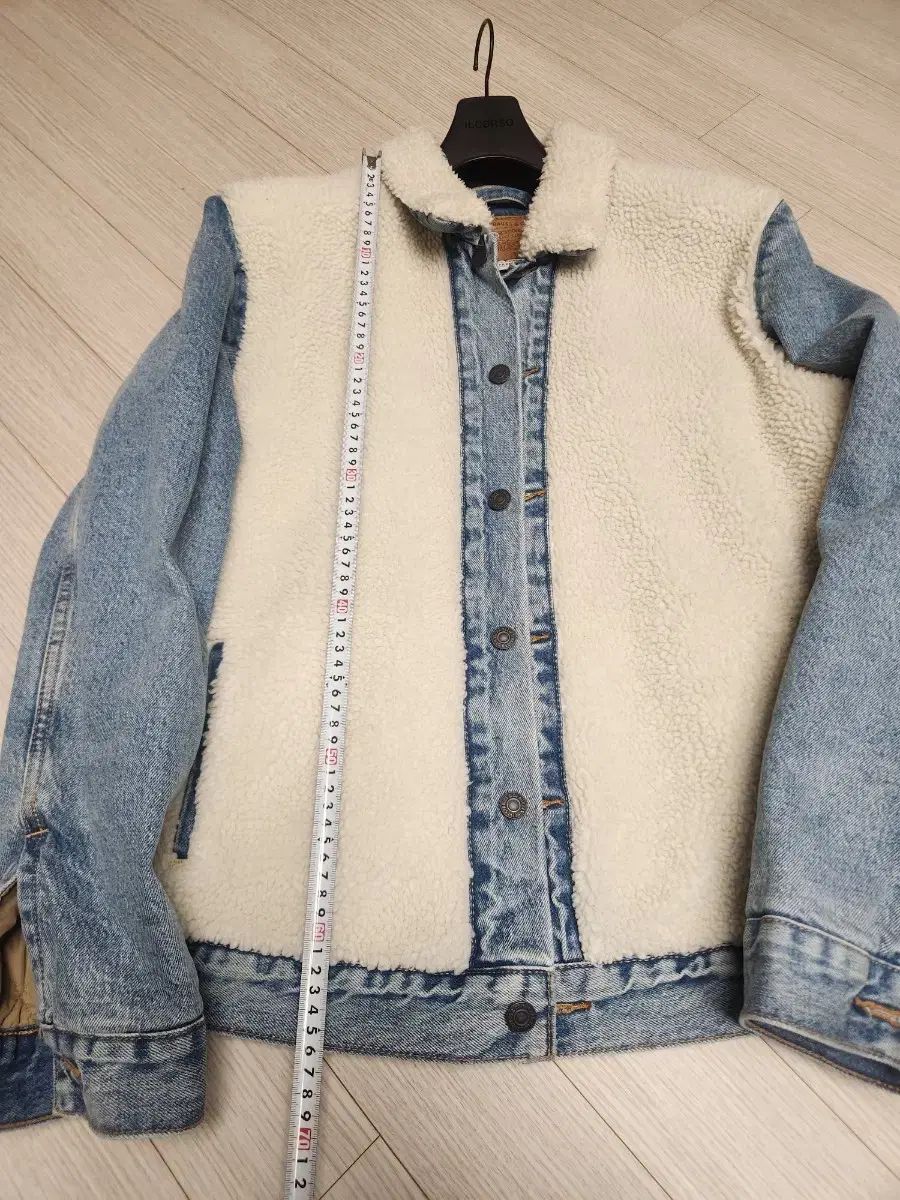 リーバイス デニムジャケット 白 シェルパ デニム ジャケット