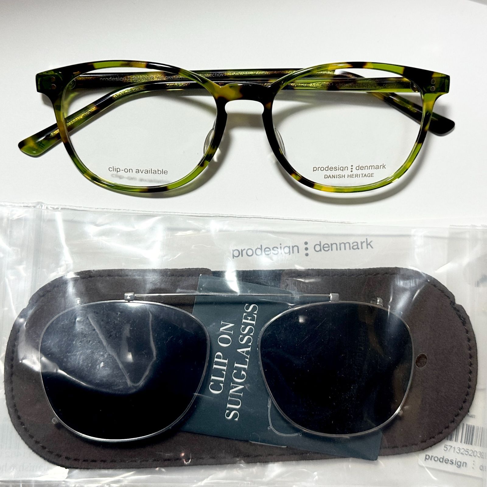 prodesign denmark メガネ ｜正規新品｜プロデザインデンマーク｜4732 9534 クリップオン付き｜ 純正ケース・クロス付き