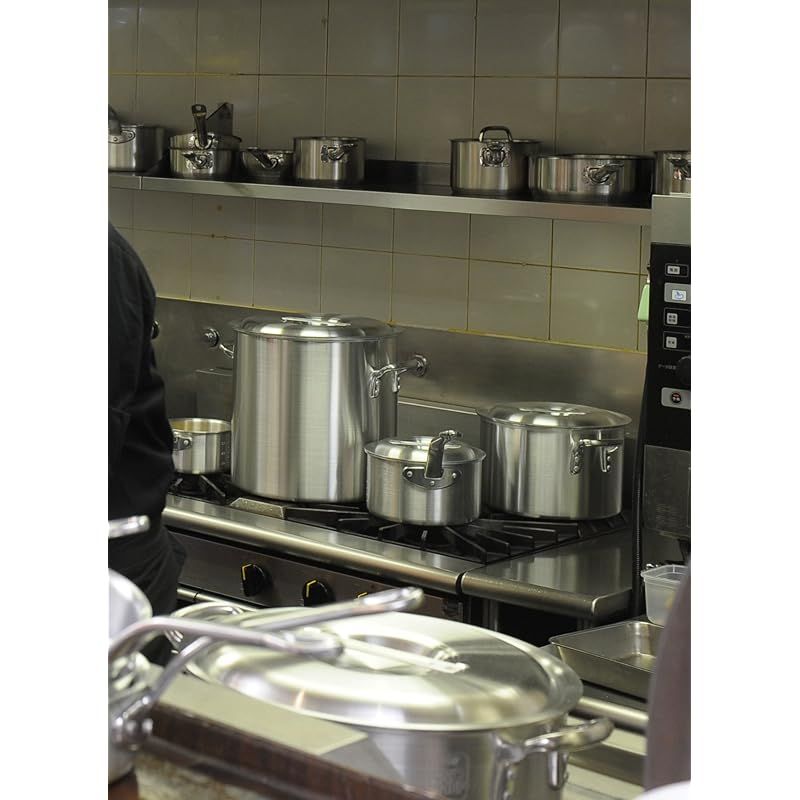 深型片手鍋 目盛付