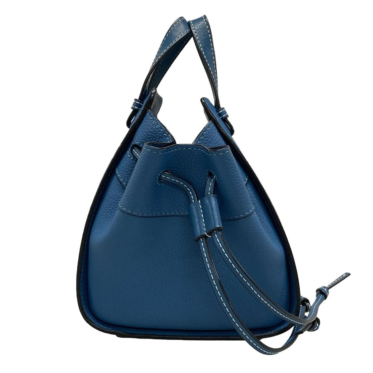 LOEWE ロエベ ハンドバッグ ハンモックドローストリングバッグミニ ブルー