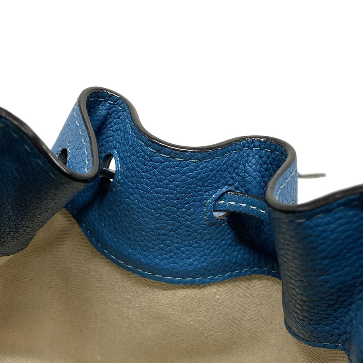 ハンモックドローストリングバッグミニ ブルー