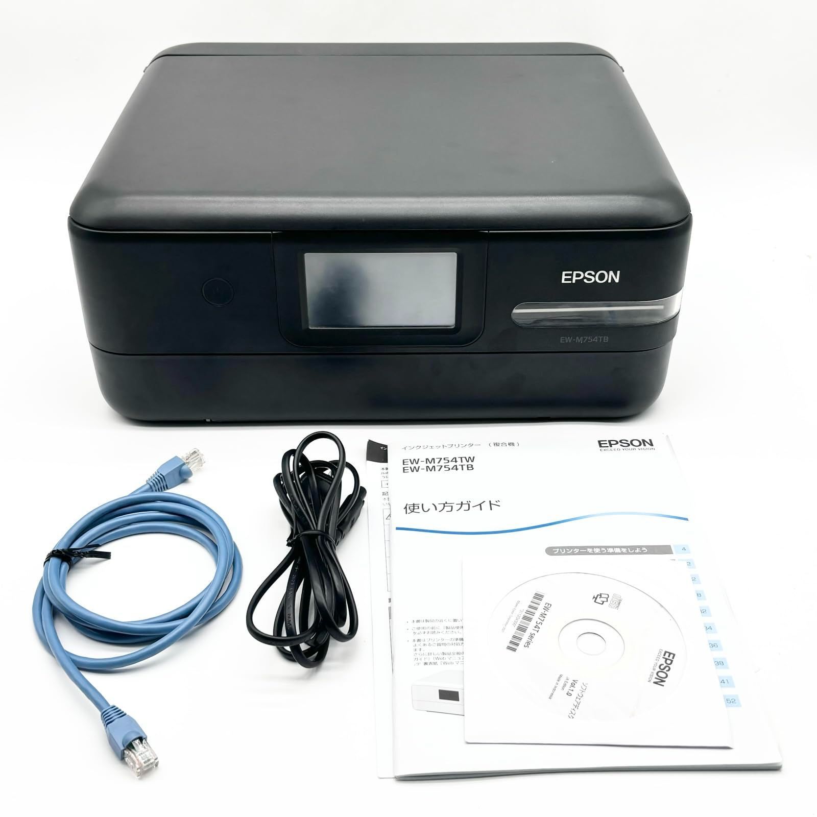 エプソン EW-M754TB ブラック エコタンク A4 インクジェット複合機5色インク搭載 1622