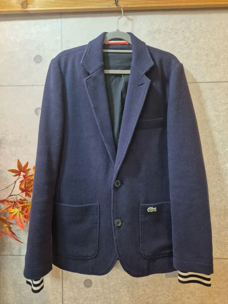ラコステ メンズ コットン混 ジャケット