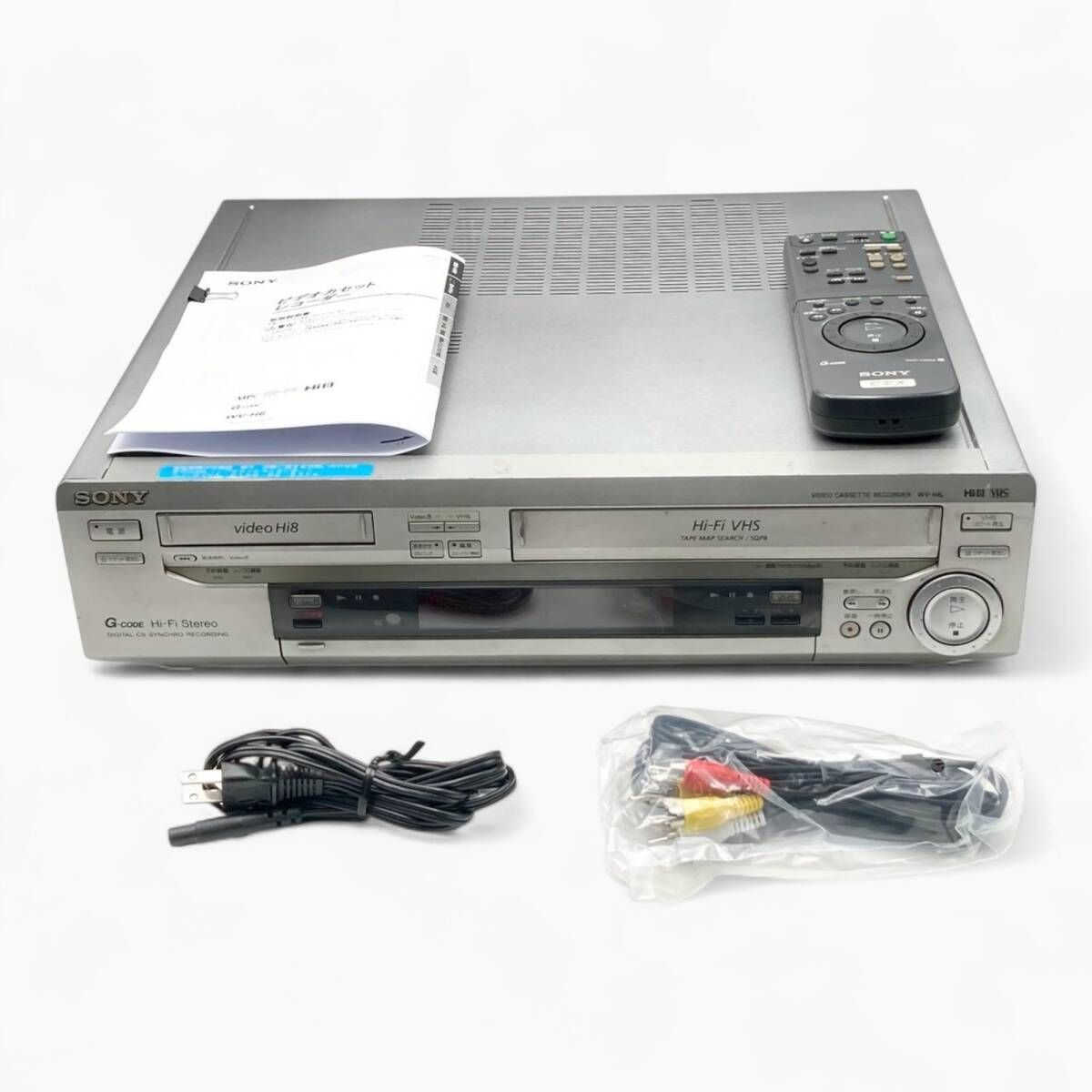 SONY ソニー Hi8 VHS ビデオデッキ WV-H6 251163