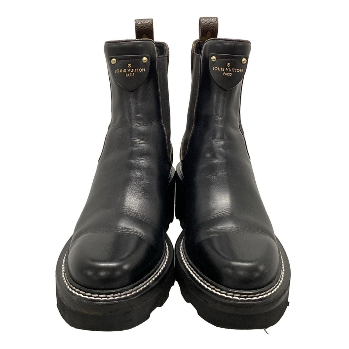 LOUIS VUITTON(ルイヴィトン) ショートブーツ 38 レディース LV