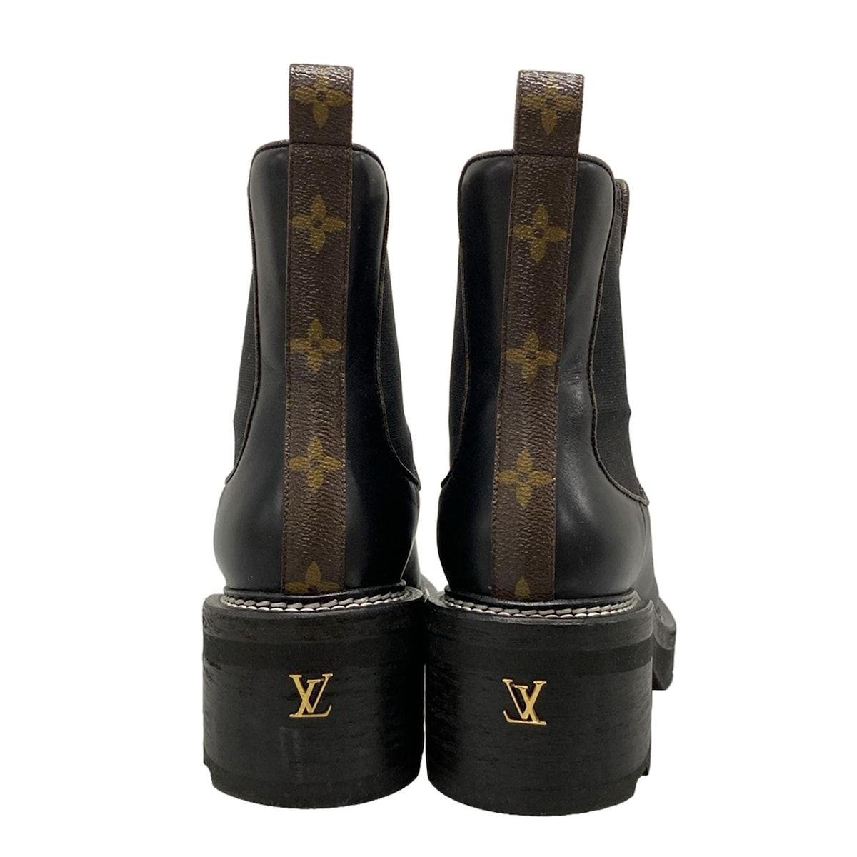 LOUIS VUITTON(ルイヴィトン) ショートブーツ 38 レディース LV