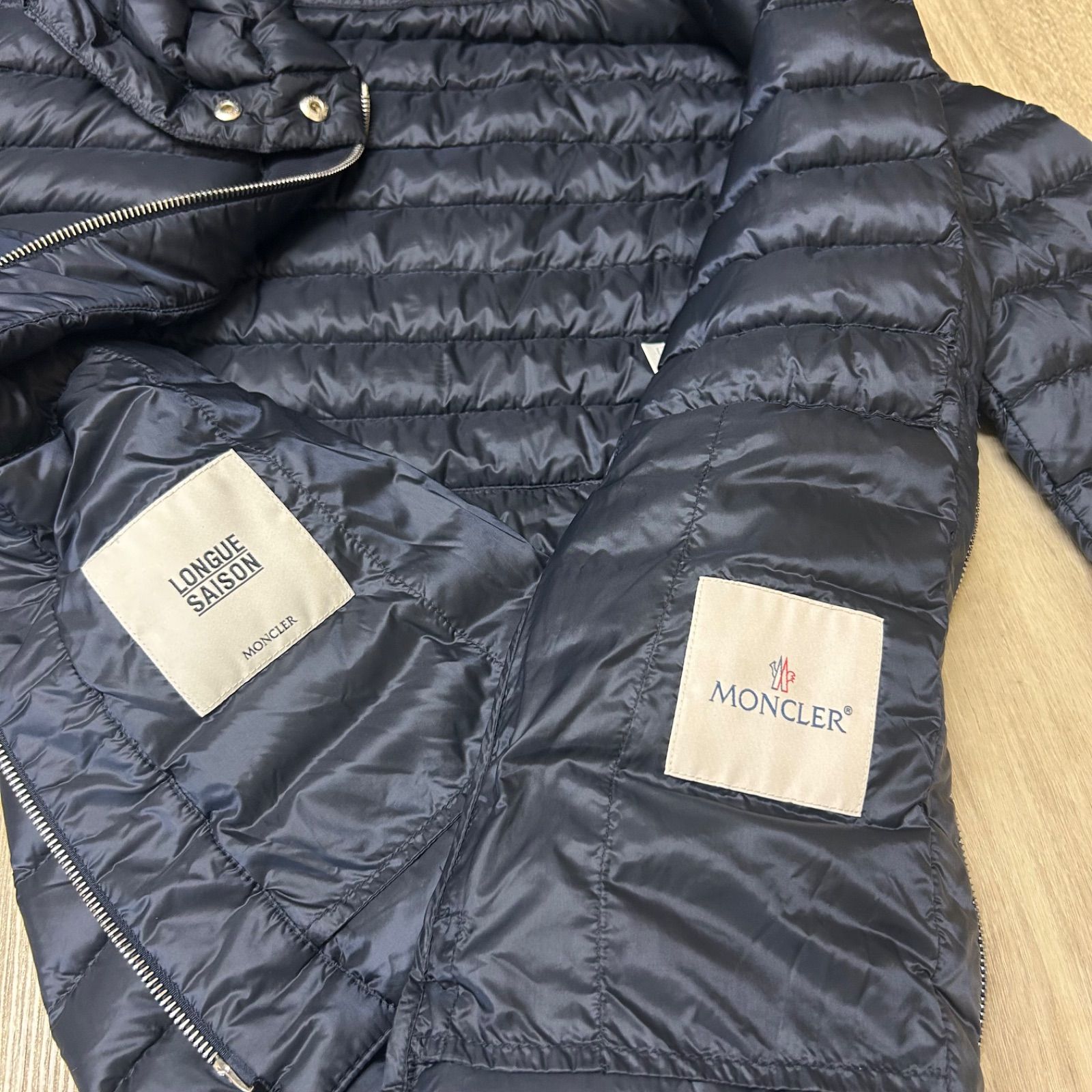 MONCLER モンクレールライトダウンジャケットネイビー2